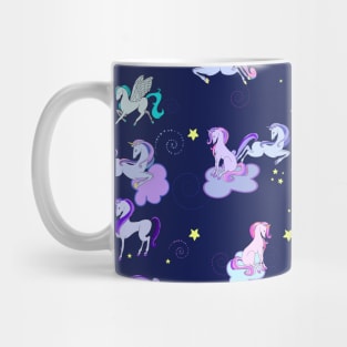 Midnight Unicorns Mug